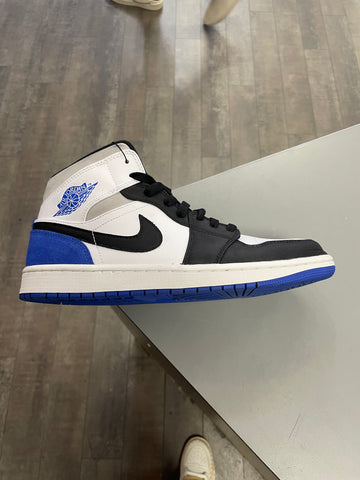 Jordan 1 Mid Royal Black Toe
