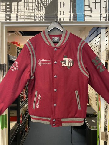 Collegiate Luxe Varsity Jacket Texas Southern University