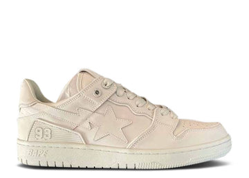 A Bathing Ape Bape Sk8 Sta Triple White Nubuck