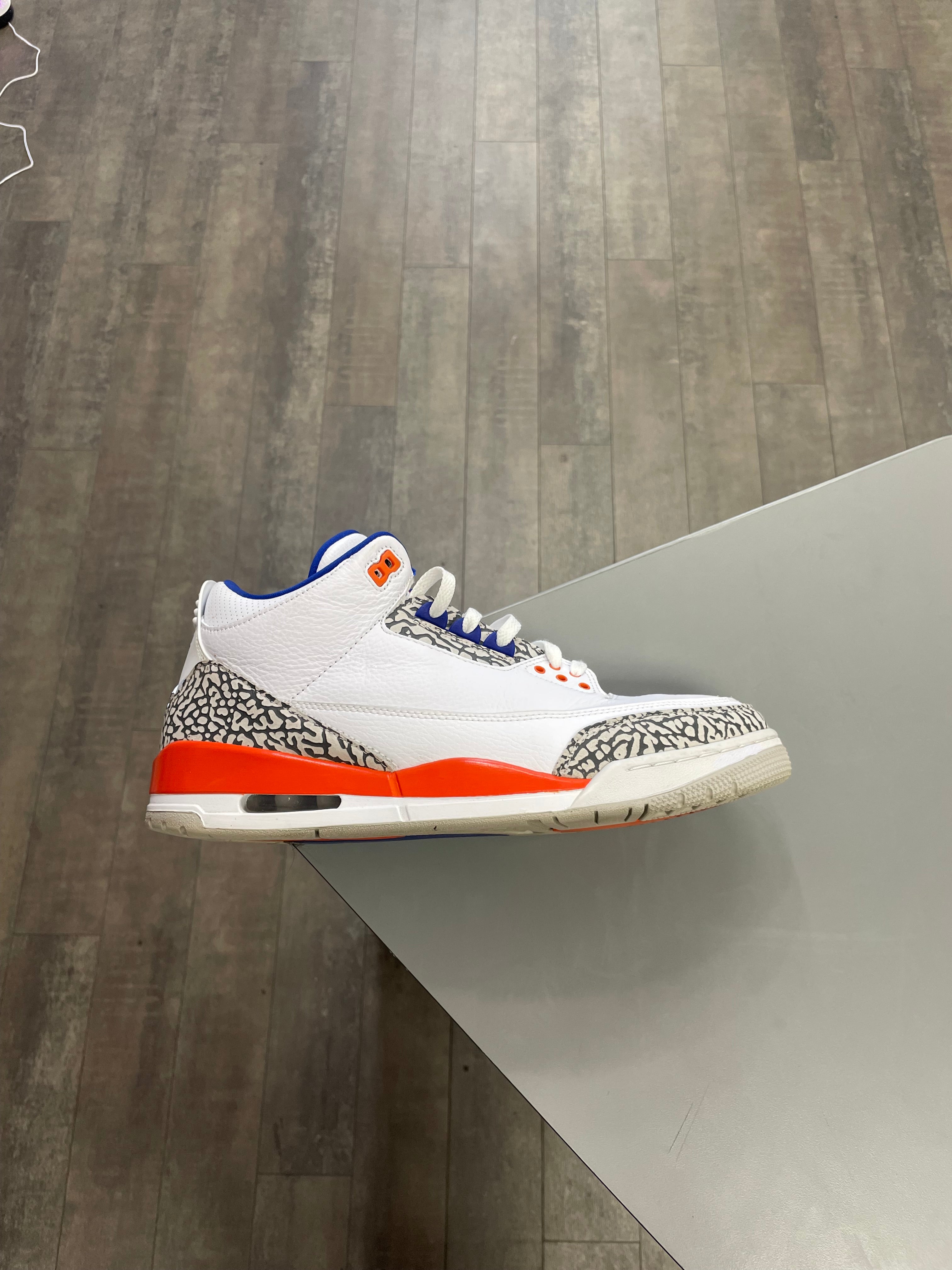 Jordan 3s knicks best sale