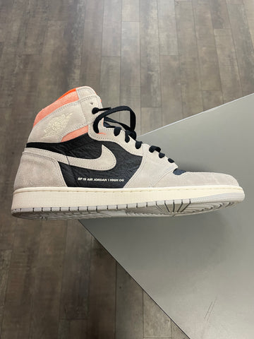 Jordan 1 Neutral Grey Hyper Crimson