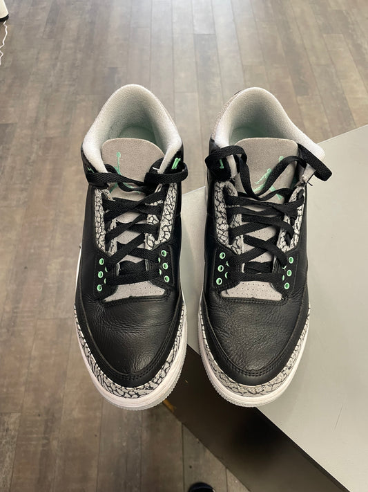 Jordan 3 Green Glow (No Box.)