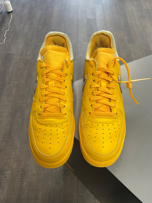 Nike Off-White Air Force 1 Low Lemonade ICA University Good