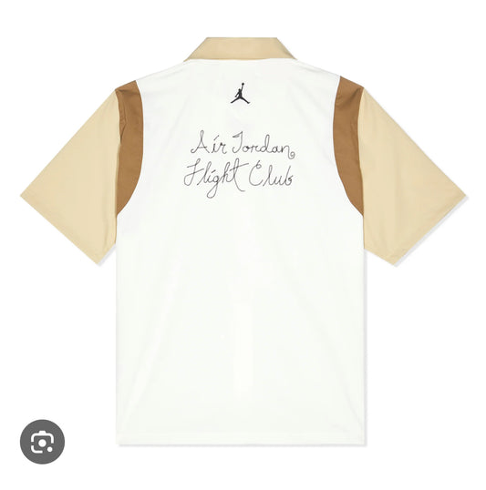 Jordan Button Up Shirt Sail Team Gold Women's
