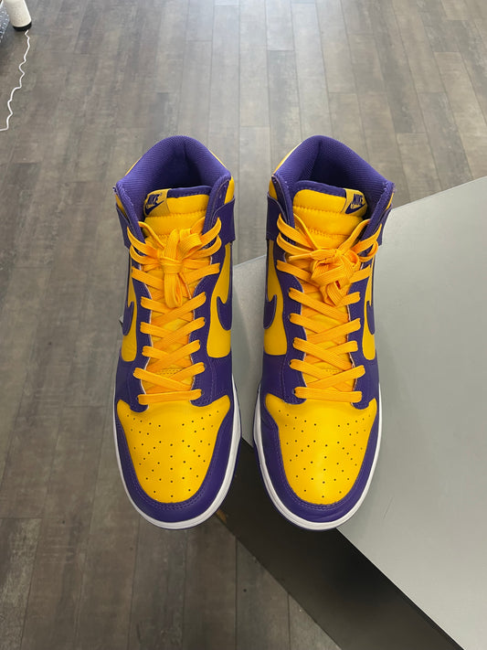 Nike Dunk High Lakers (No Box.)