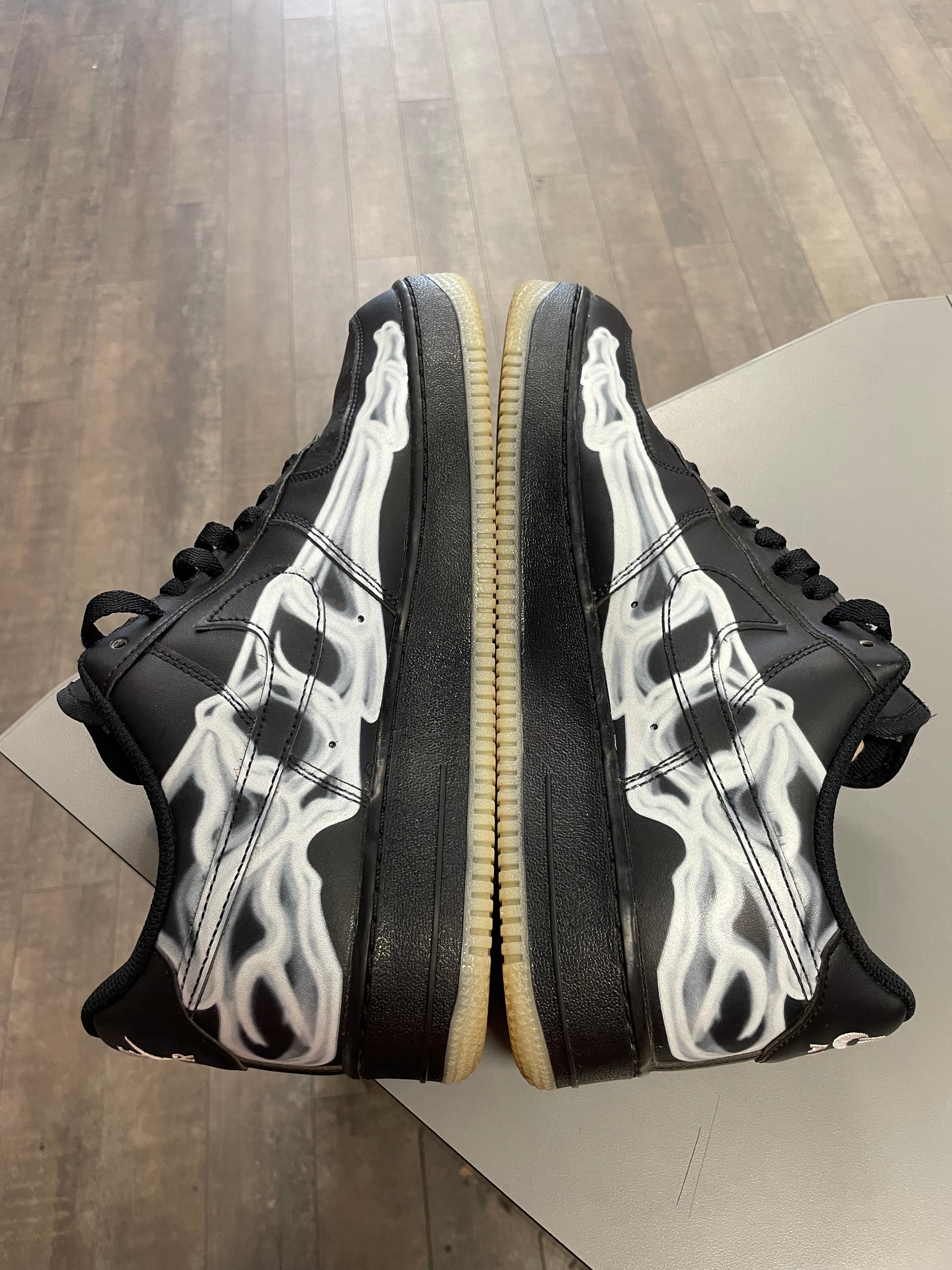 Nike Air Force 1 Low Black Skeleton Halloween 2019
