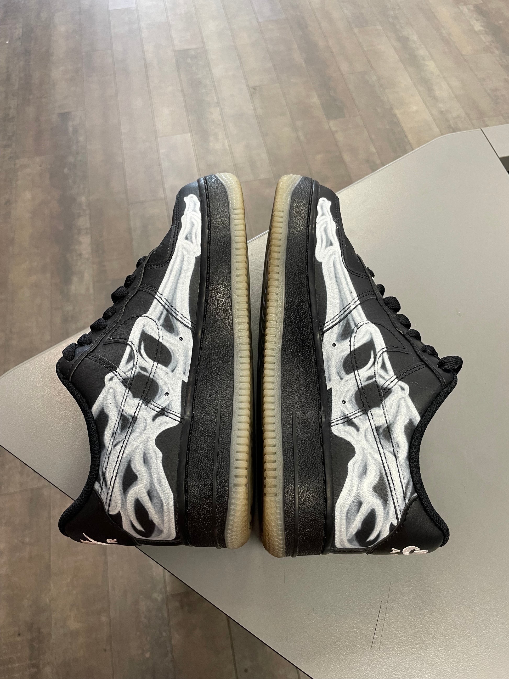 Nike Air Force 1 Low Black Skeleton Halloween 2019