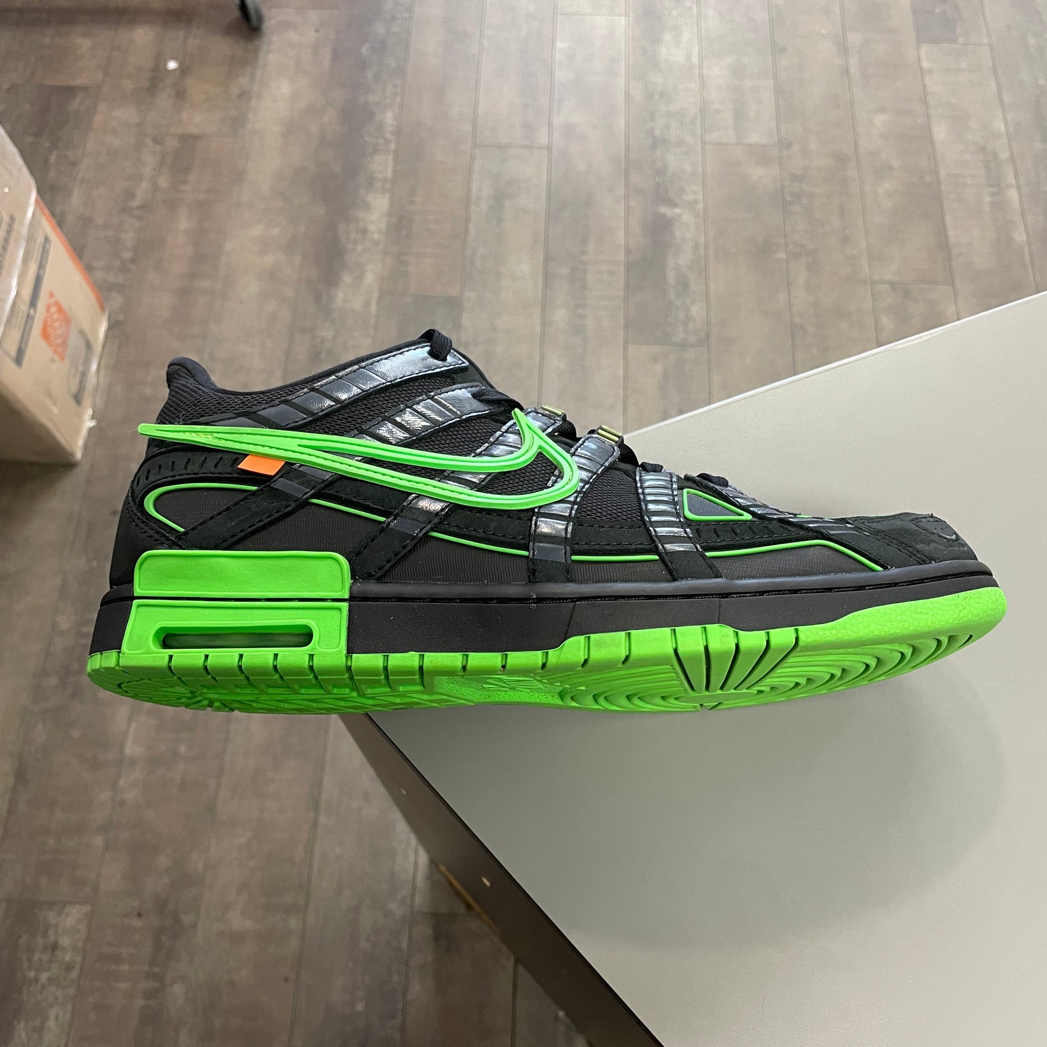 Nike Off-White Rubber Dunk Low Green Strike