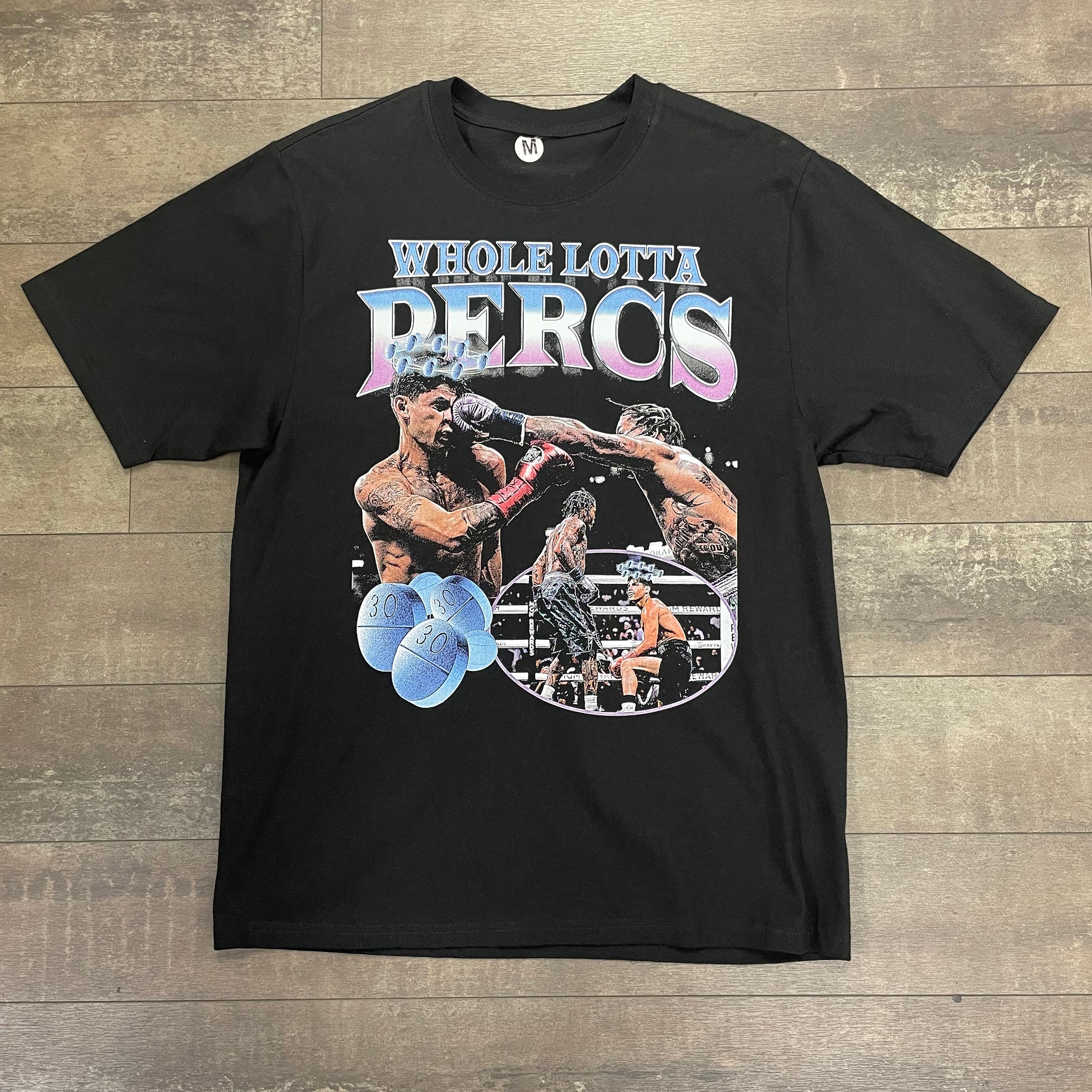 Hype X Streetwear X Very Rare Whole Lotta Boxing Tee Black