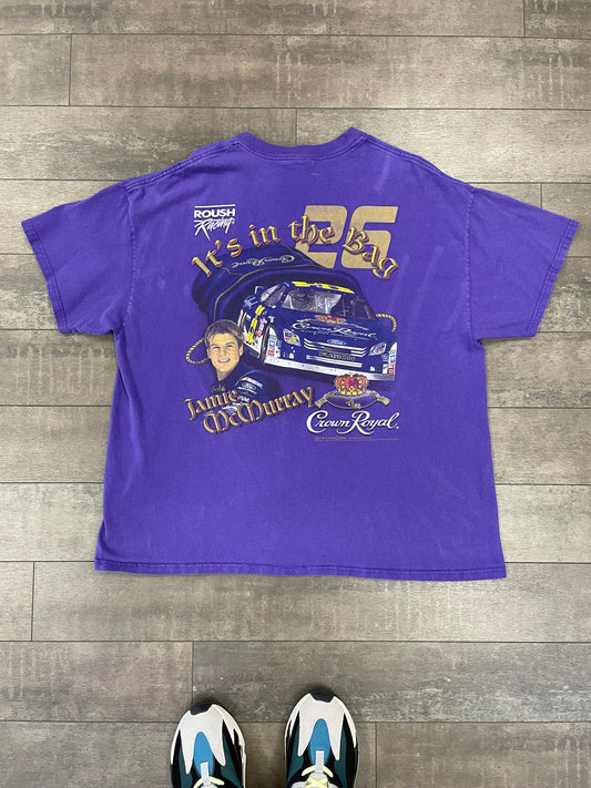 Crown Royal Racing Tee Vintage Tee Purple