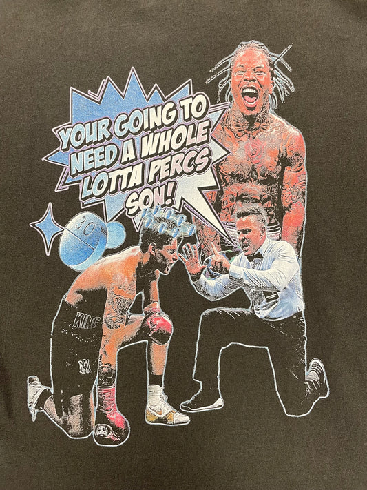 Hype X Streetwear X Very Rare Whole Lotta Boxing Tee Grey