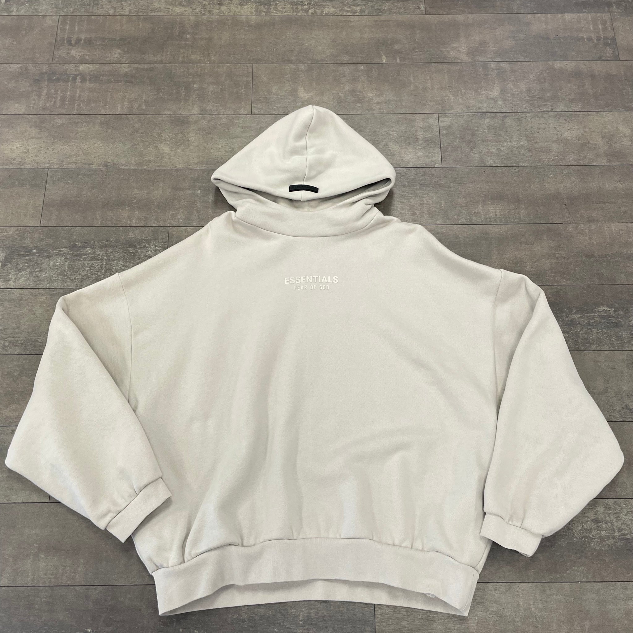 Essentials Hoodie Silver Cloud
