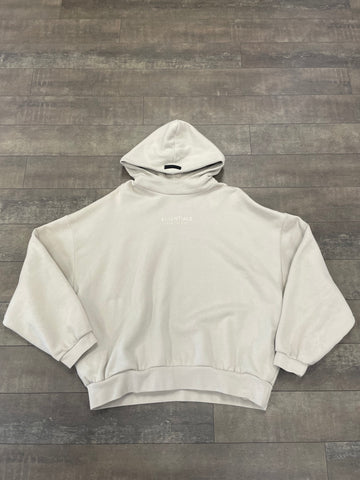 Essentials Hoodie Silver Cloud