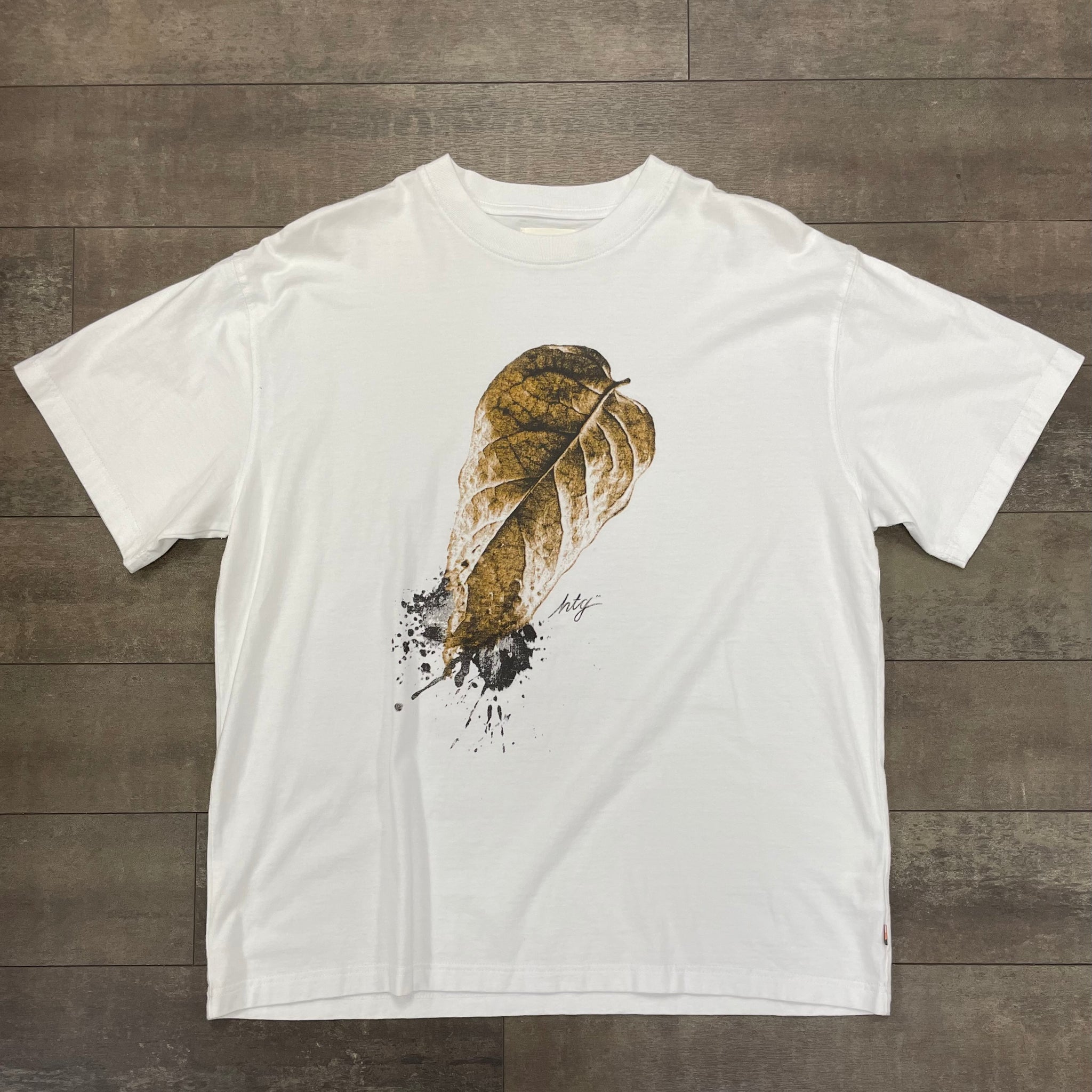 Honor The Gift Men's HTG Leaf T-Shirt White