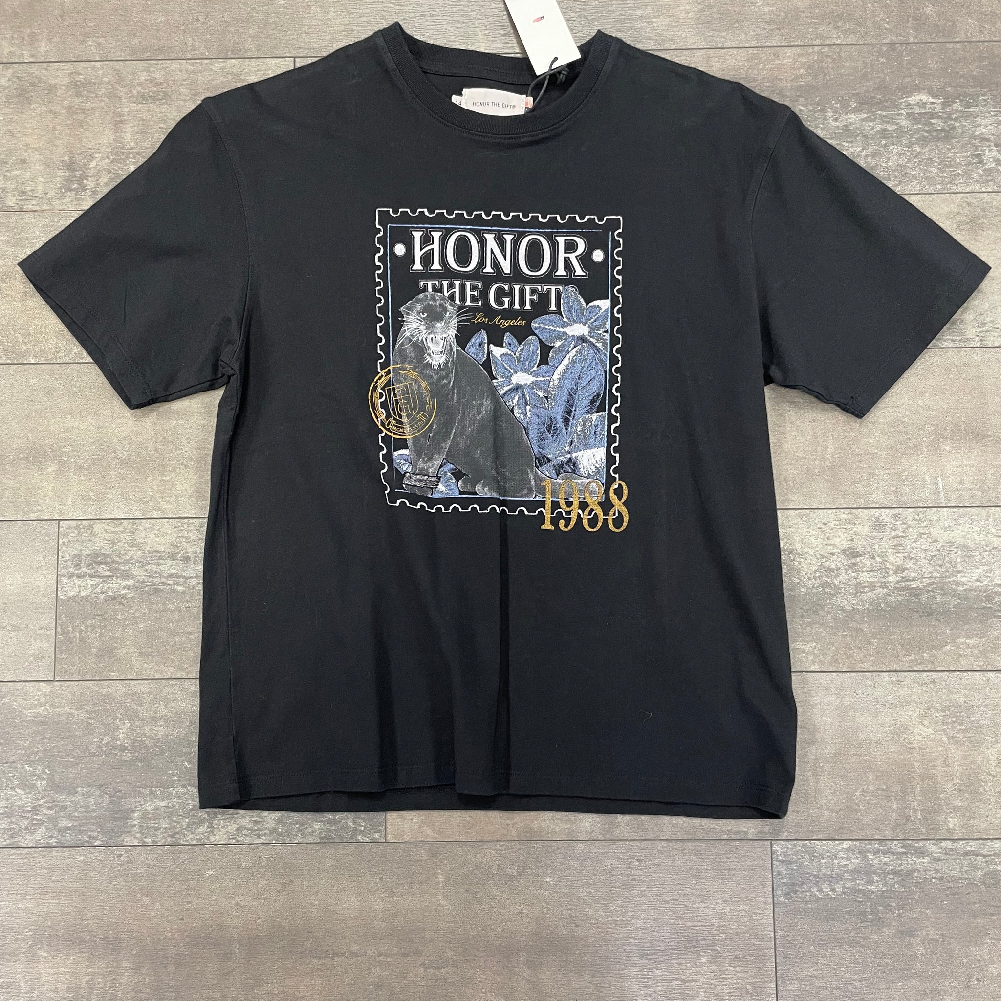 Honor The Gift 1998 Stamp T-Shirt Black