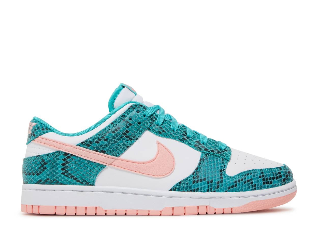 DUNK LOW 'WASHED TEAL SNAKESKIN'