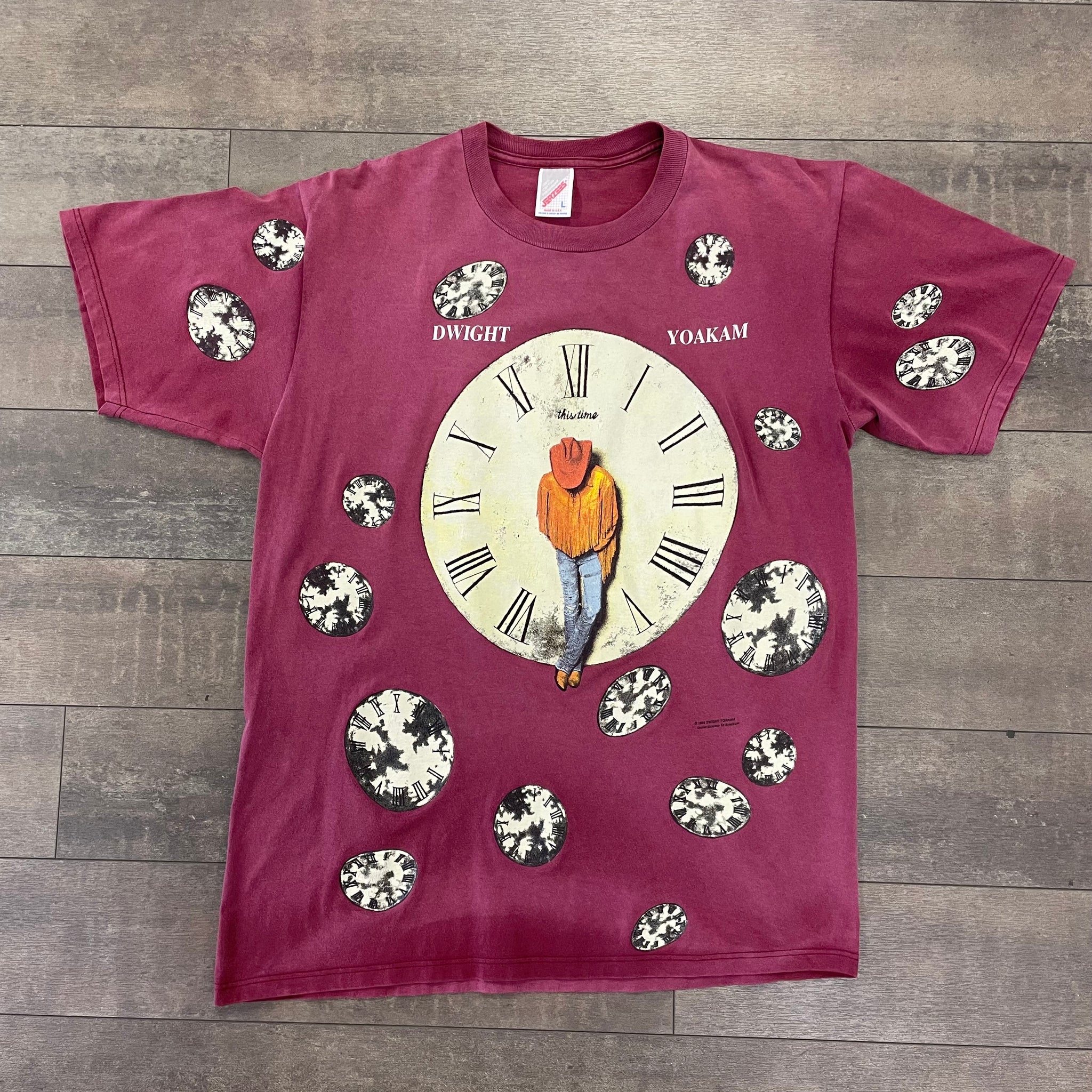 DWIGHT YOAKAM Clock Tee