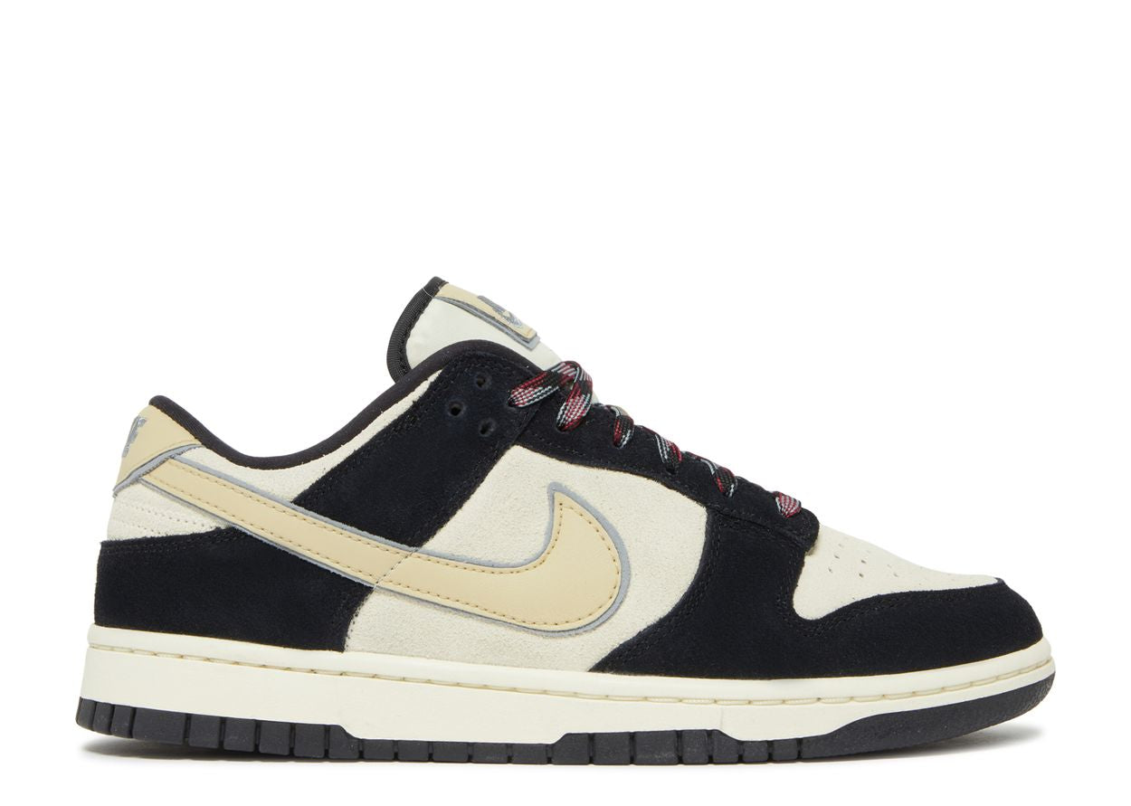 Nike Dunk Low LX Black Suede Team Gold