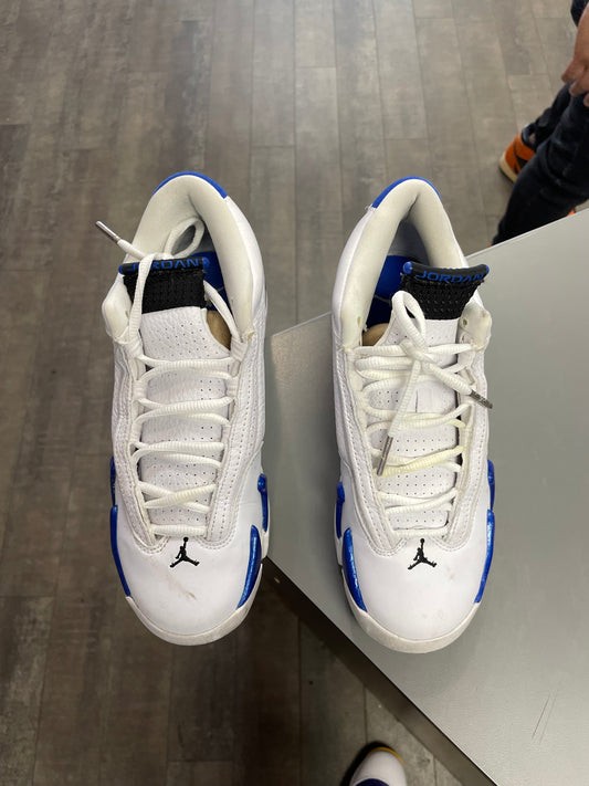 Jordan 13 White Hyper Royal (No Box.)