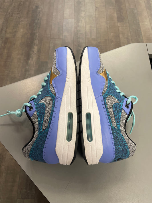 Nike Air Max 1 Blue Gold