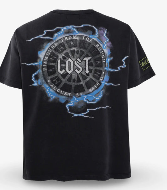 Lost Inticacy Lightning Tee Black