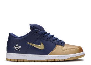 Nike SUPREME X DUNK SB LOW QS 'METALLIC GOLD'