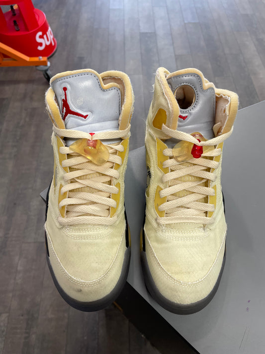 Jordan 5 Off-White Sail