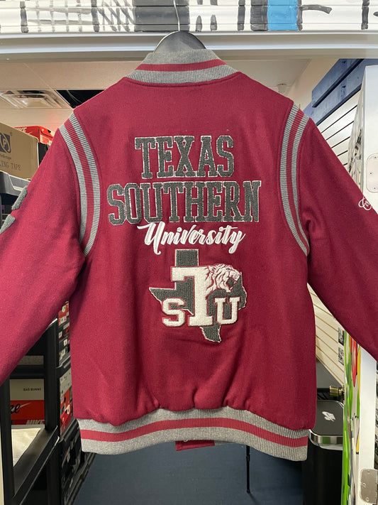 Collegiate Luxe Varsity Jacket Texas Southern University