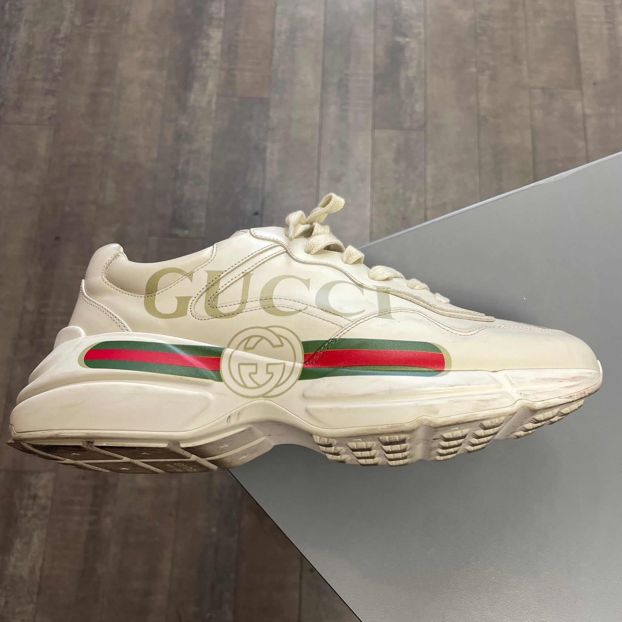 Gucci Rython Leather 'Logo'