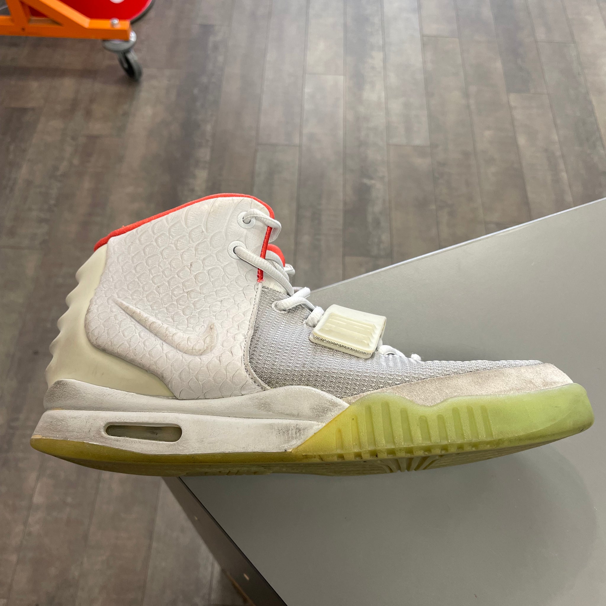 Nike Air Yeezy 2 Pure Platinum.  G-Eazy's Personal Pair
