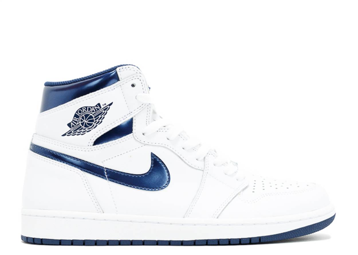 AIR JORDAN 1 RETRO HIGH OG 'METALLIC NAVY'