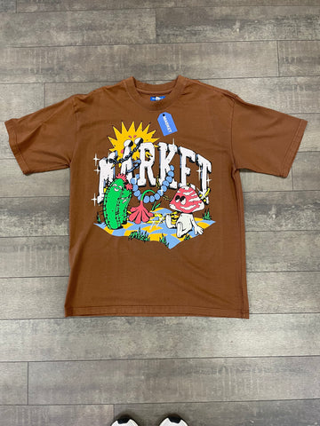 Market Fantasy Farm T-Shirt Acorn Brown
