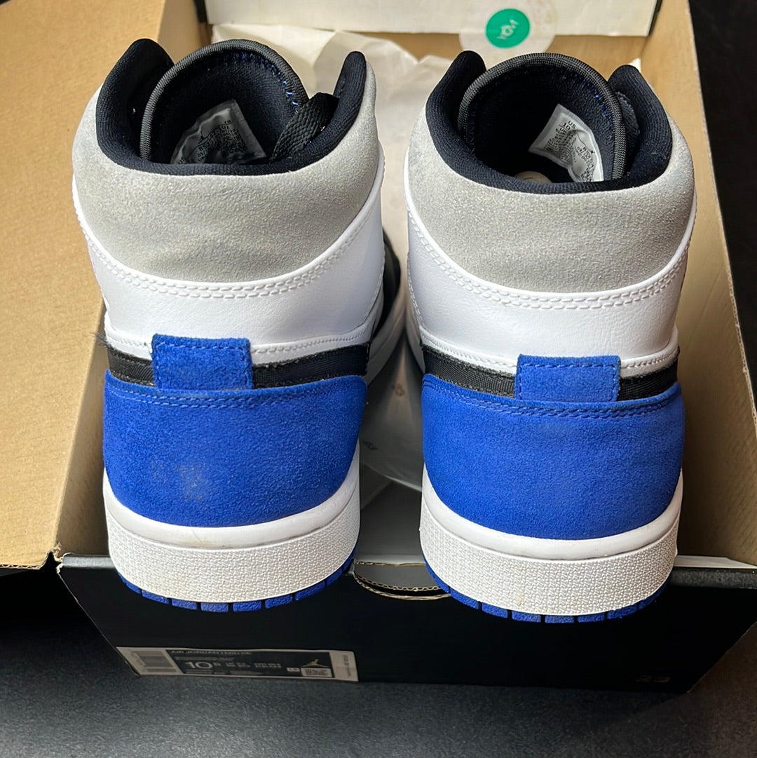 jordan 1 mid royal black toe