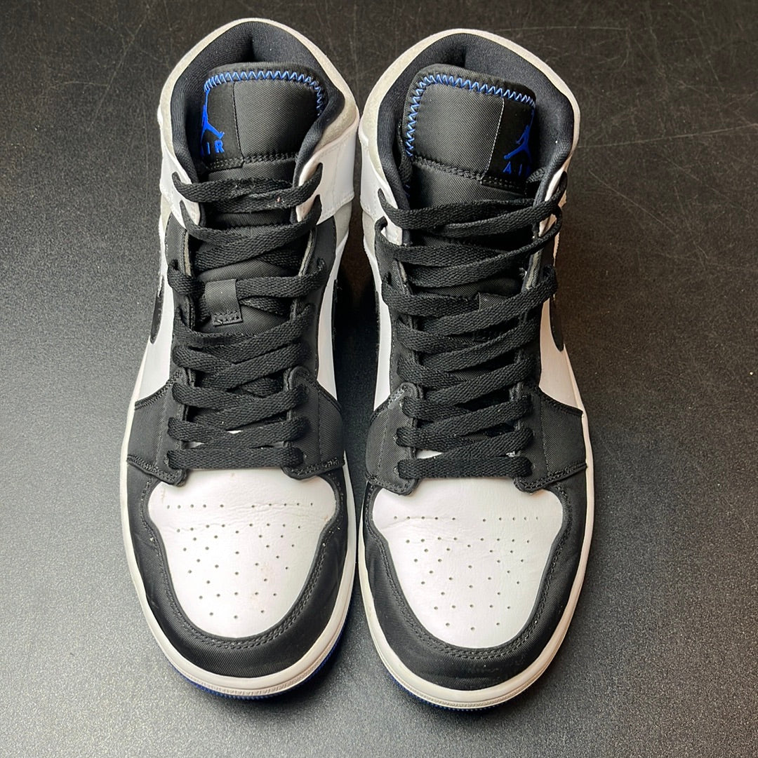 air jordan 1 mid se royal black toe